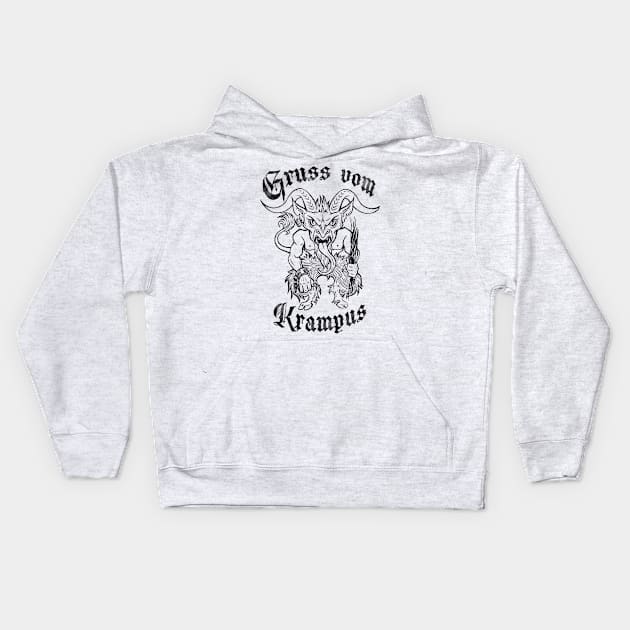 Krampus 2023 - B Kids Hoodie by Hyena Arts